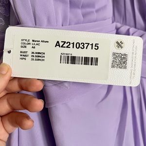Purple bridesmaids dress